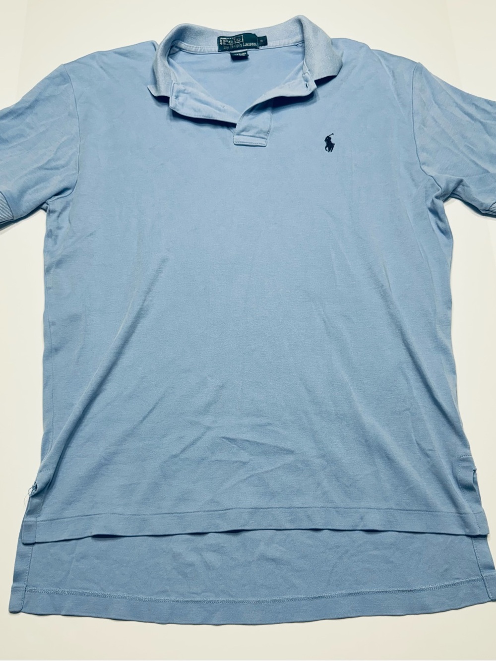 Ralph Lauren Light Blue Polo with Navy Pony